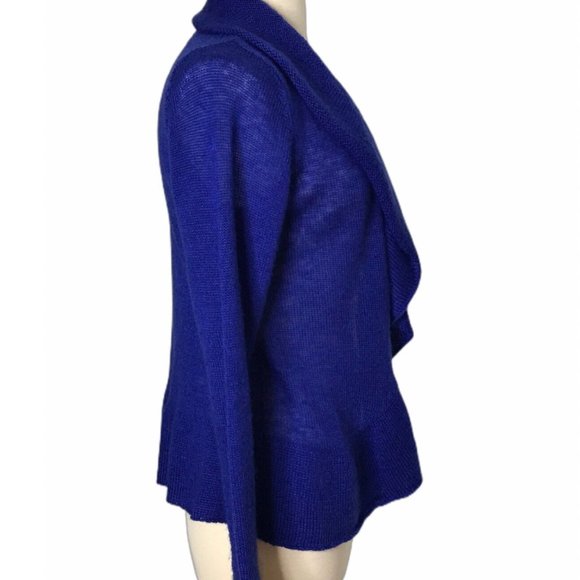 Chico's Womens Blue Long Sleeve Cardigan (16 / XL) - Picture 2 of 5